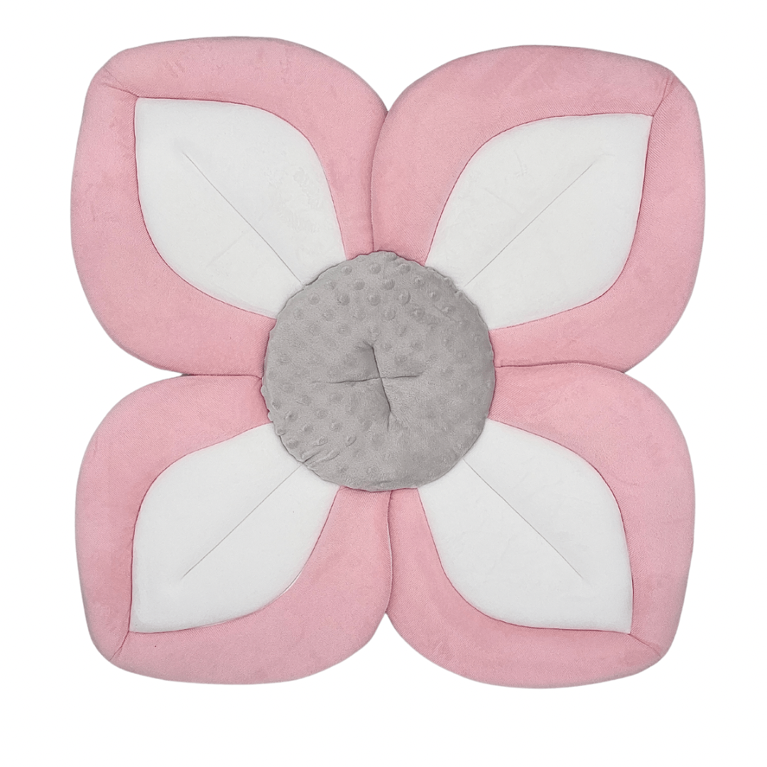 Bagnetto fiore in fiore vasca da bagno neonato cuscino pieghevole a forma  di loto cuscino da bagno in pelle vasca da bagno portatile sedile morbido